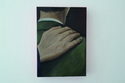 I’m sorry, I love you, excuse me. A touch can mean so much. - a Paint Artowrk by Harry REED